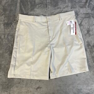 Grand Slam Performance Golf Shorts 38 Silver Lining Expandable Waistband NWT